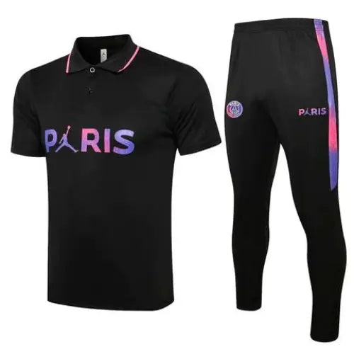 PSG X JORDAN 2021/22 BLACK JERSEY + TRACKSUIT KIT