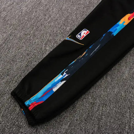 NBA Sweatshirt + Black Brooklyn Nets Tracksuit Kit 2021/22