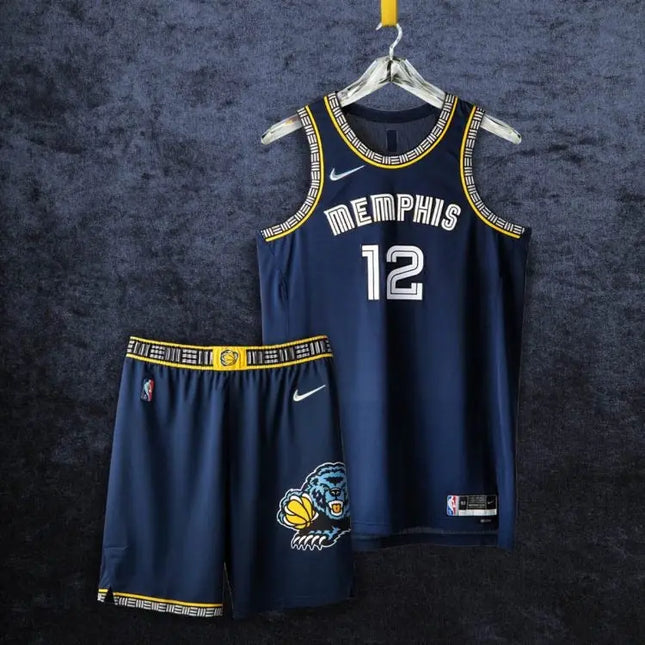 Kit NBA Maglia + Pantaloncini Memphis Grizzlies City Edition 2021/22_maglia_calcio_prezzo_basso_ L’OutfitdelCalcio.