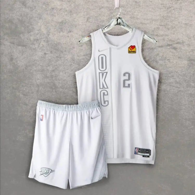 NBA Jersey + Shorts Kit Oklahoma City Thunder City Edition 2021/22