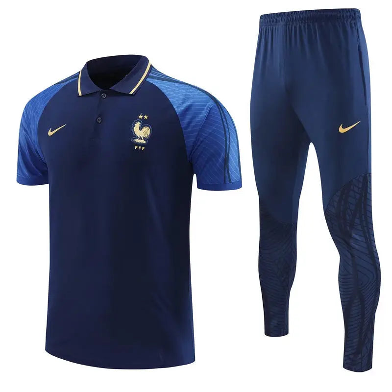 Blue Polo Kit + France Tracksuit 2022/23