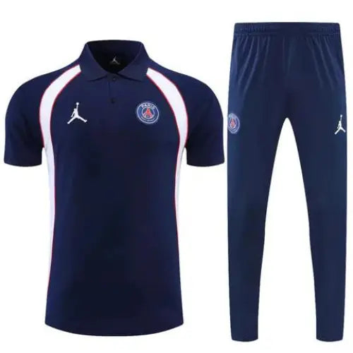 PSG NAVY POLO SHIRT + TRACKSUIT KIT 2021/22