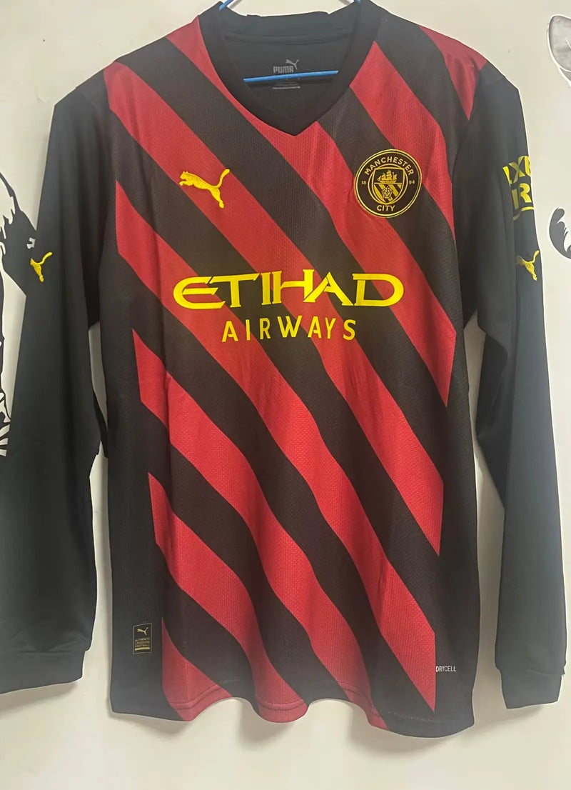 Manchester City Away Long Sleeve Jersey 2022/23