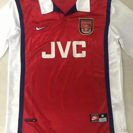 Arsenal 1998/99 Retro Home Long-Sleeved Shirt