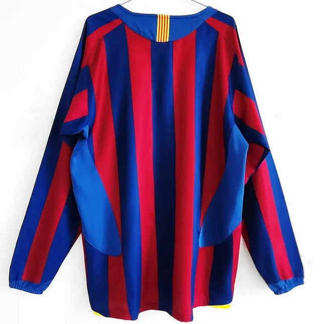 Maglia a Maniche Lunghe Retro Barcelona Home 2005/06_maglia_calcio_prezzo_basso_ L’OutfitdelCalcio.