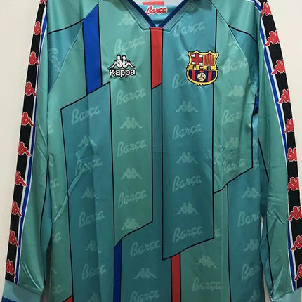 Retro Barcelona Away Long Sleeve Shirt 1996/97