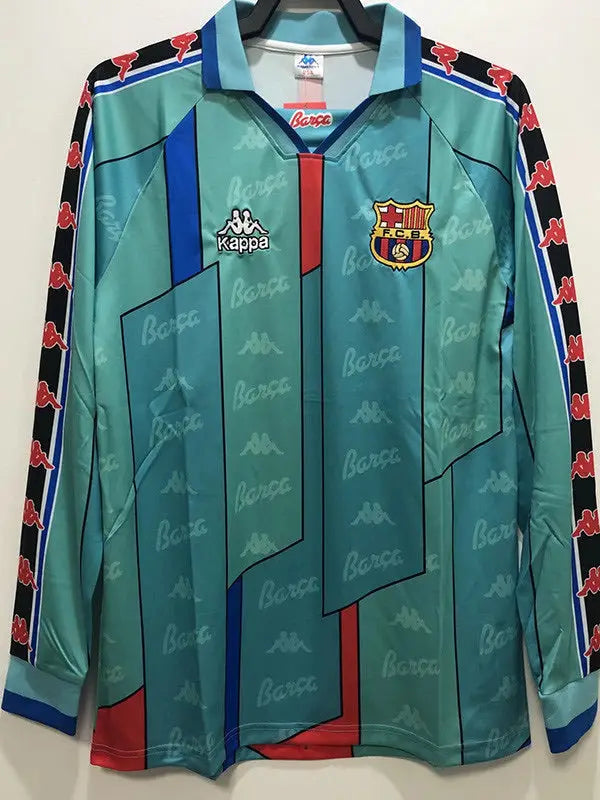 Retro Barcelona Away Long Sleeve Shirt 1996/97