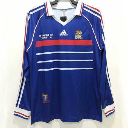 Long Sleeve Shirt Retro France Home 1998/99 (National Teams)