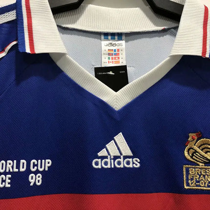Long Sleeve Shirt Retro France Home 1998/99 (National Teams)