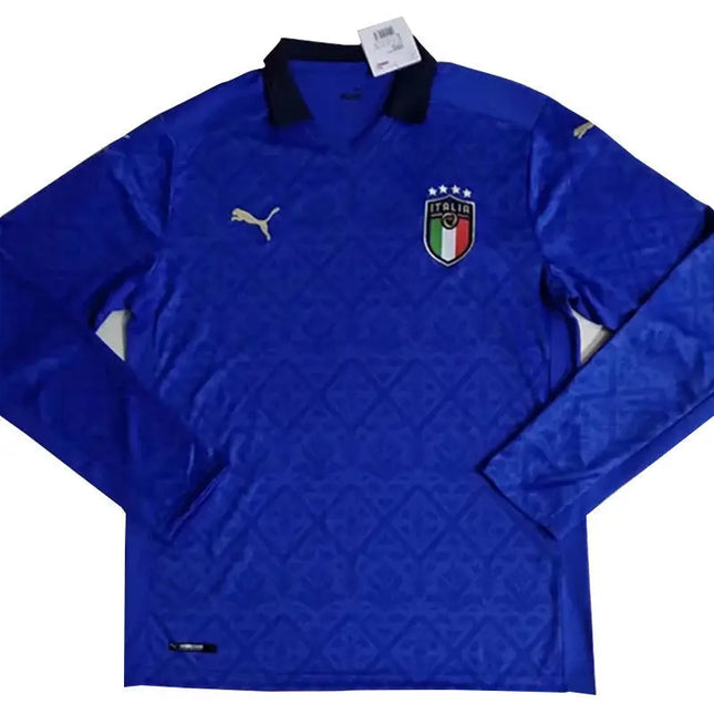 Maglia a Maniche Lunghe Retro Italia Home 2020/21 (Nazionali)_maglia_calcio_prezzo_basso_ L’OutfitdelCalcio.