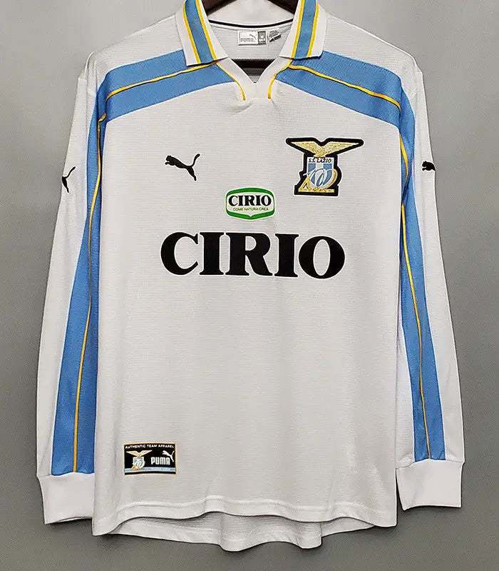 Lazio Away Retro Long-Sleeved Shirt 1998/99