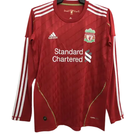 LIVERPOOL HOME RETRO LONG SLEEVE SHIRT 2010/11