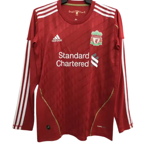 LIVERPOOL HOME RETRO LONG SLEEVE SHIRT 2010/11