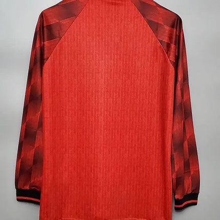 Retro Manchester United Home Long-Sleeve Shirt 1996/97