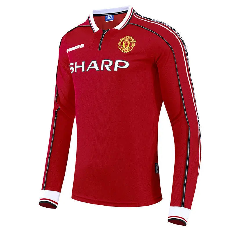 Retro Manchester United 1998/99 Home Long-Sleeved Shirt