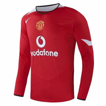 Retro Manchester United Home Long Sleeve Shirt 2004/05