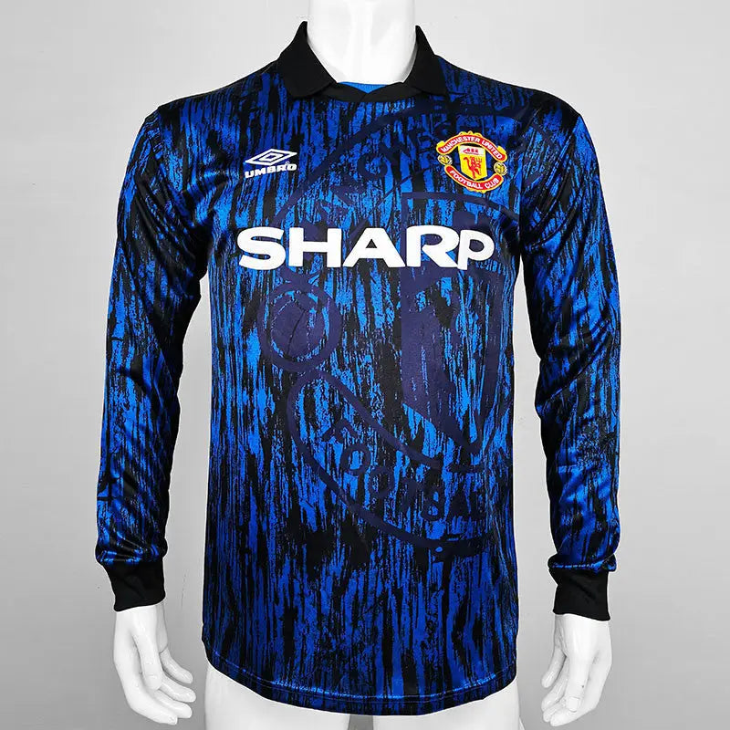 Long-Sleeve Retro Manchester United Away Shirt 1993/94