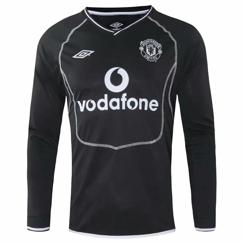 Retro Manchester United Away Long Sleeve Shirt 2000/01