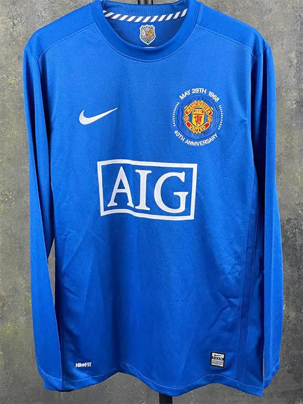 Retro Manchester United 2007/08 Away Long Sleeve Shirt