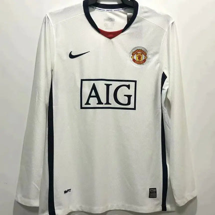Retro Manchester United Away Long Sleeve Shirt 2008/09