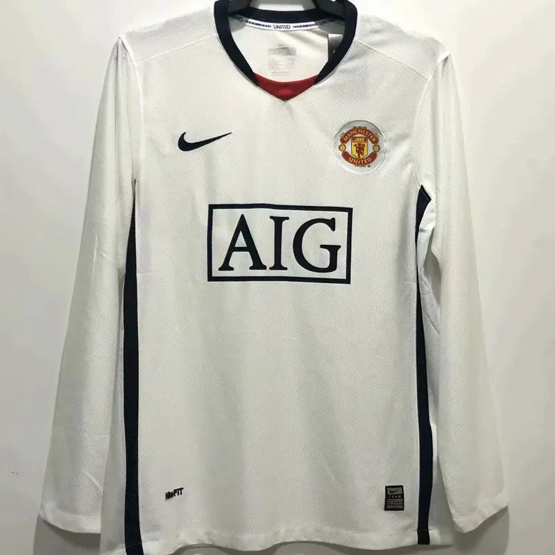 Retro Manchester United Away Long Sleeve Shirt 2008/09