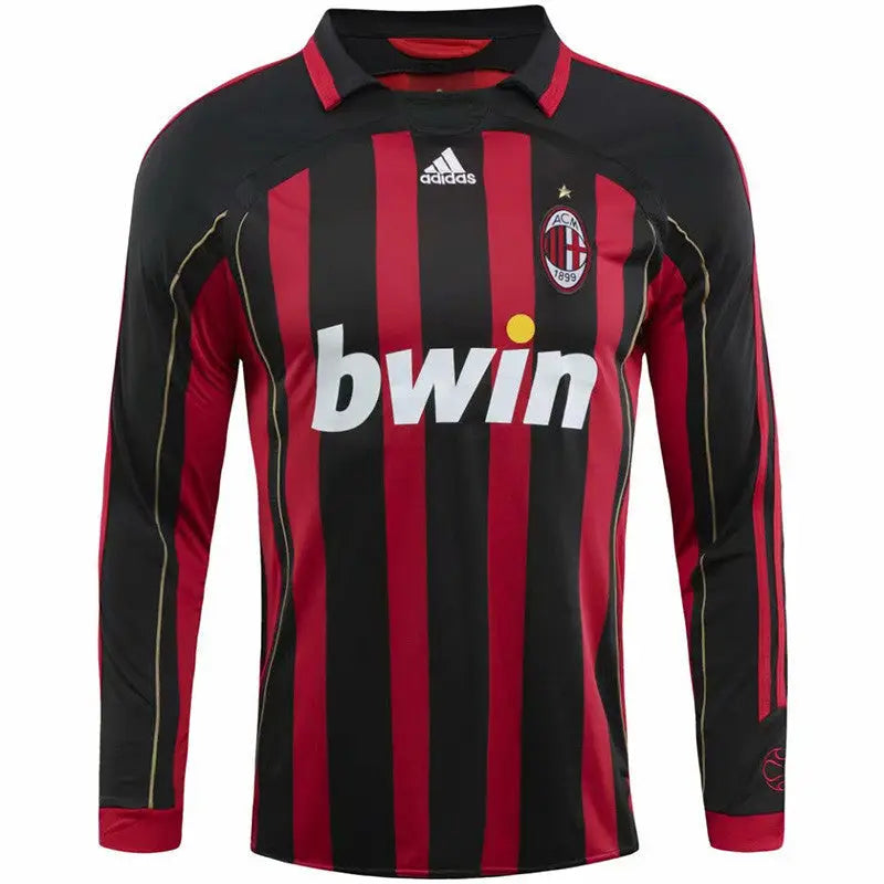 Retro Milan 2006/07 Home Long-Sleeve Shirt