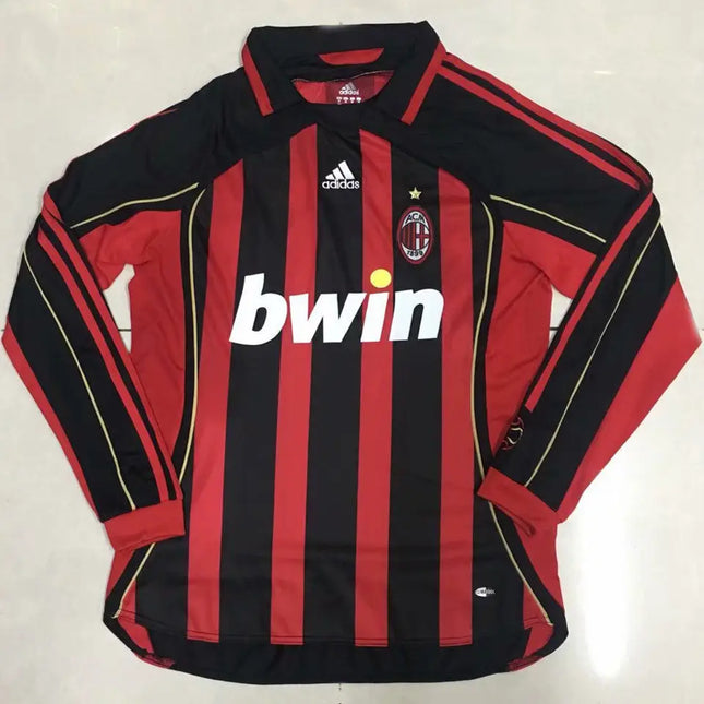 Maglia a Maniche Lunghe Retro Milan Home 2006/07_maglia_calcio_prezzo_basso_ L’OutfitdelCalcio.