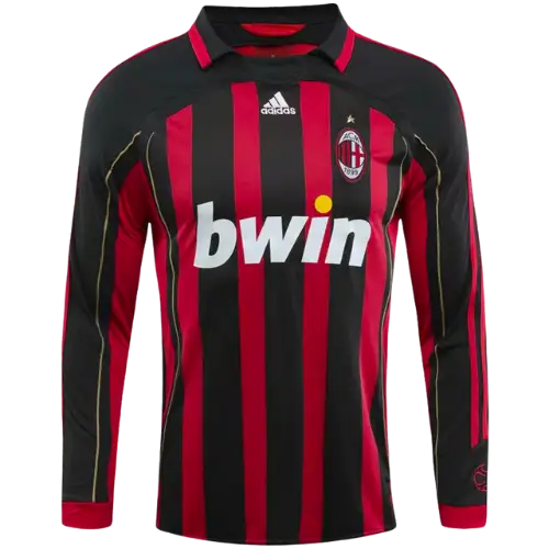 RETRO MILAN LONG SLEEVE HOME JERSEY 2006/07