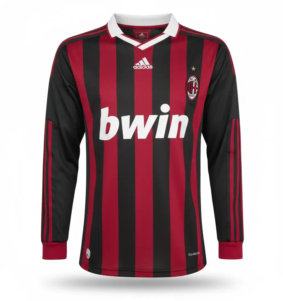 RETRO MILAN HOME LONG-SLEEVED SHIRT 2009/10
