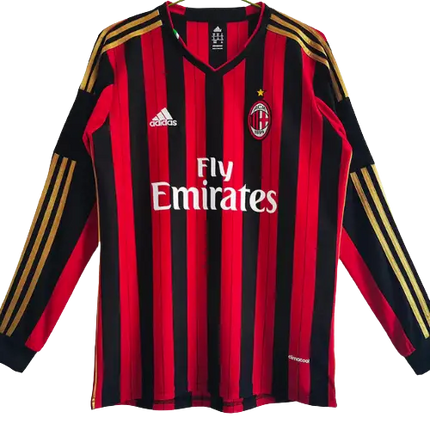 RETRO MILAN HOME LONG SLEEVE JERSEY 2013/14