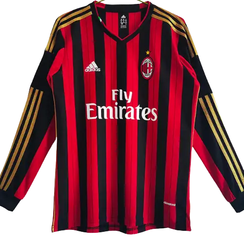 RETRO MILAN HOME LONG SLEEVE JERSEY 2013/14