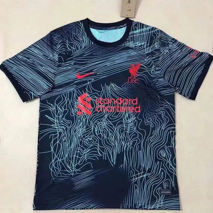 Liverpool 2022/23 Blue and Grey Concept Edition Training Shirt