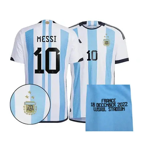 ARGENTINA HOME JERSEY 2022/23 SPECIAL EDITION WORLD CUP WINNER QATAR.