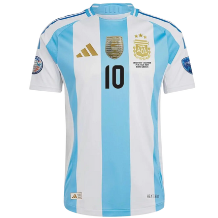 ARGENTINA HOME COPA AMÉRICA CHAMPIONS 2024/25 JERSEY (PLAYER NAME AND NUMBER NOT INCLUDED)