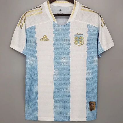 Argentina Home Maradona Commemorative Edition 2021/22 Jersey (National Teams)