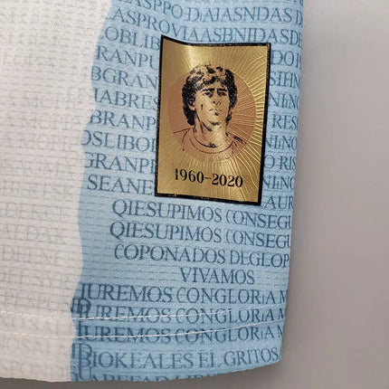 Argentina Home Maradona Commemorative Edition 2021/22 Jersey (National Teams)