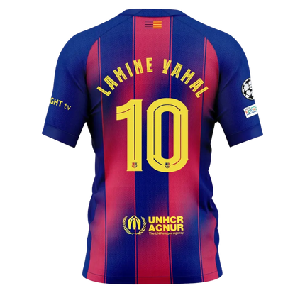 BARCELONA HOME JERSEY LAMINE YAMAL 2025/26 NO PATCHES