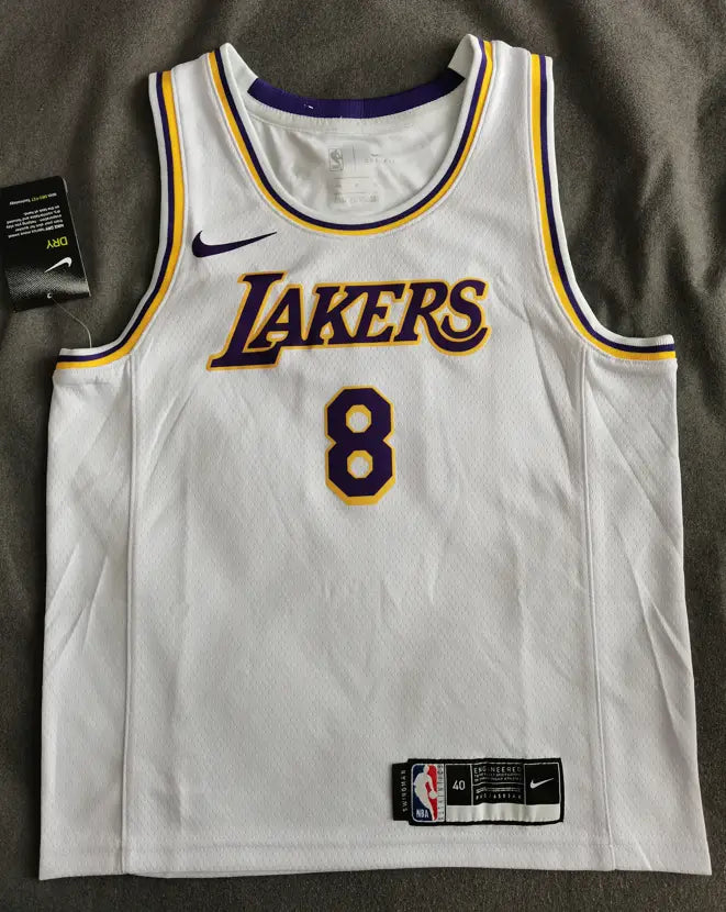 White NBA Youth Los Angeles Lakers Jersey