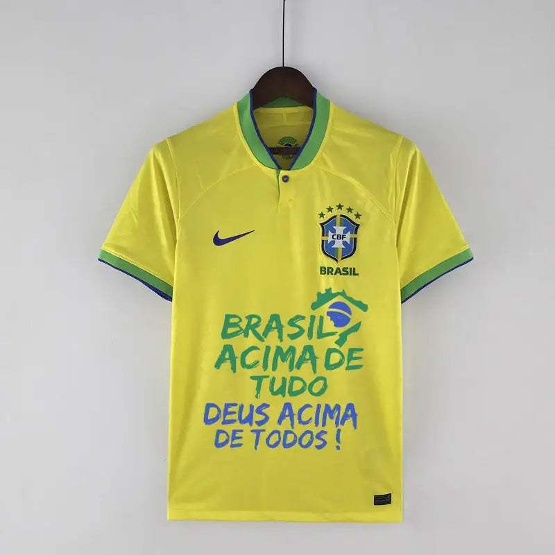 Brazil Home Shirt 2022/23 Special Edition Bolsonaro (National Teams)