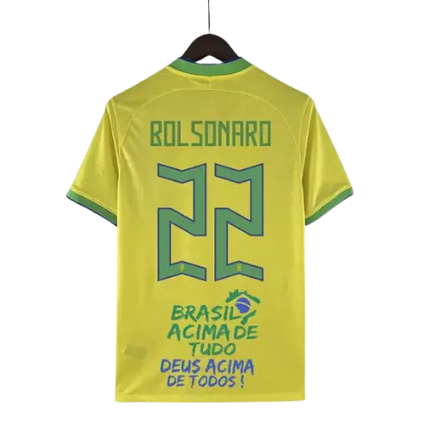 BRAZIL HOME SPECIAL EDITION BOLSONARO 2022/23 JERSEY