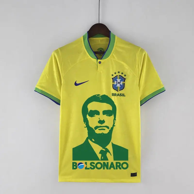 Brazil Home Special Edition Bolsonaro Jersey 2022/23 (National Teams)