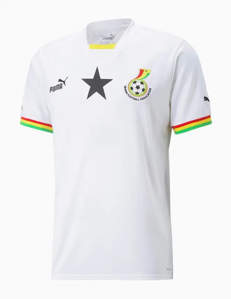 Ghana Home Jersey 2022/23 (National Teams) (with Size XXXL and Kids' Size)