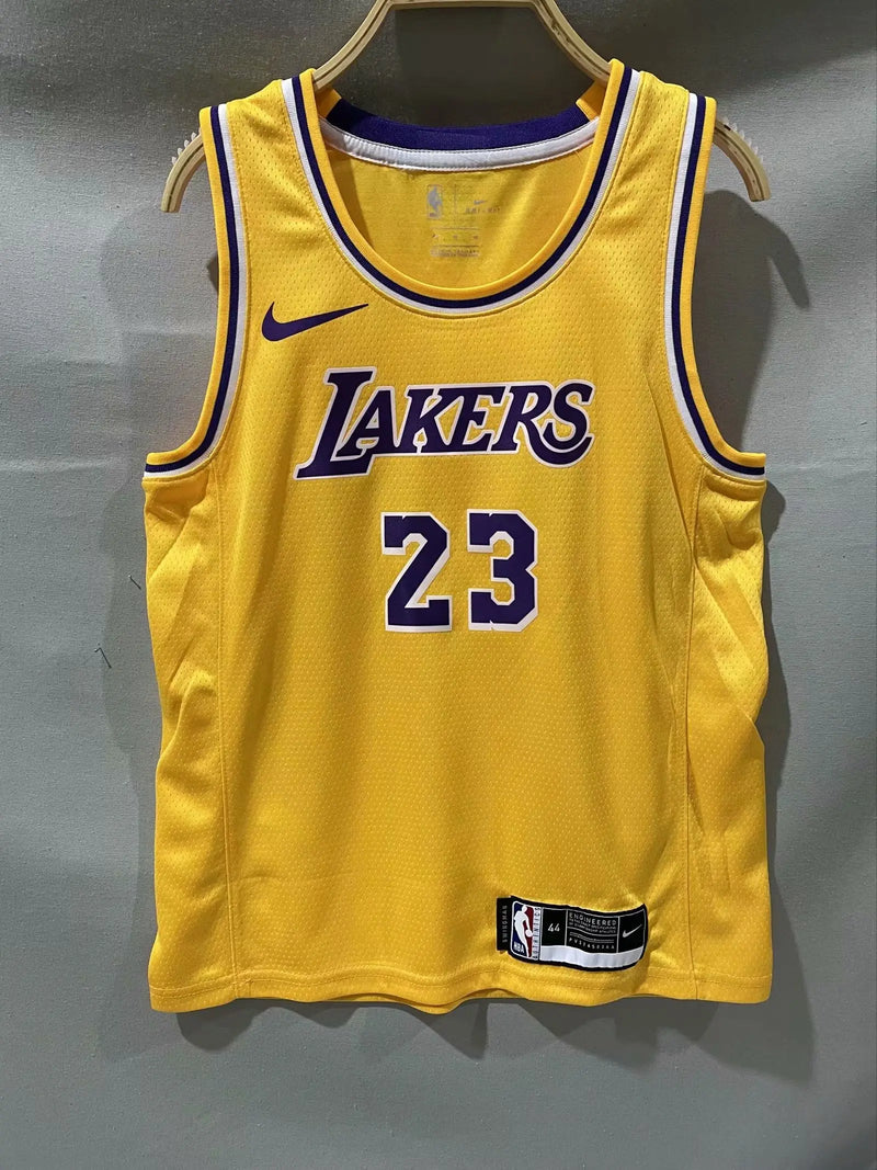 Kids' NBA Yellow Los Angeles Lakers Jersey