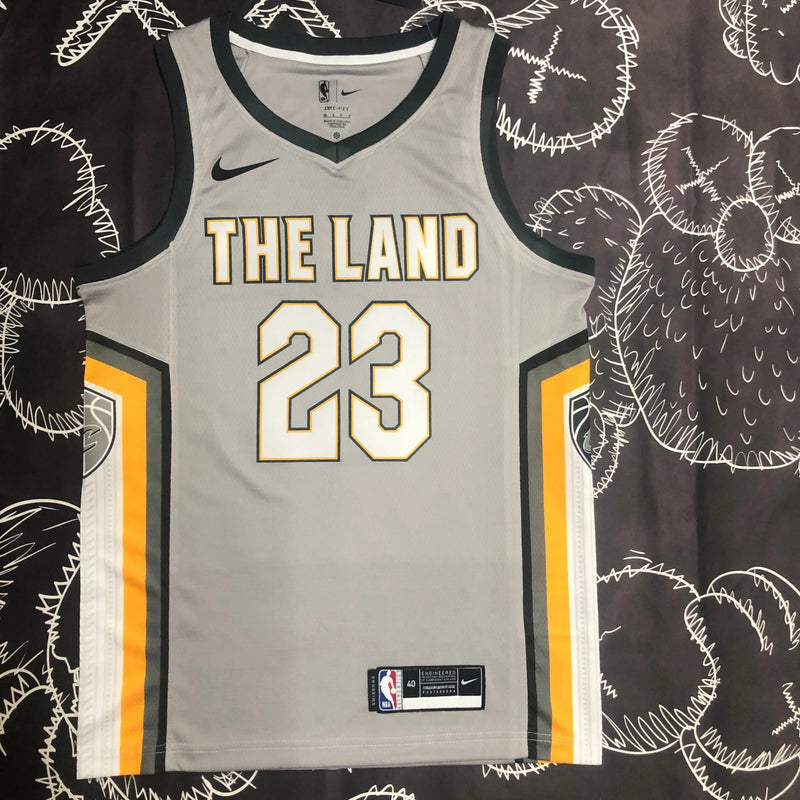 NBA Retro Cleveland Cavaliers Gray Jersey 2018/19