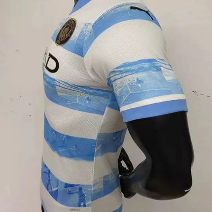 Manchester City Commemorative Edition "Agüero Goal 93:20" 2022/23 Jersey, (with XXXL and Kids' Sizes)