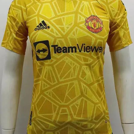 Manchester United Goalkeeper Jersey Yellow 2022/23