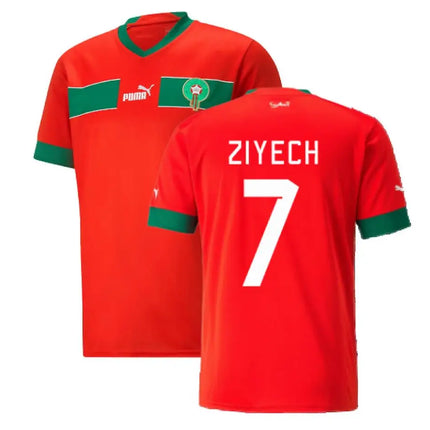 MOROCCO ZIYECH 7 HOME JERSEY 2022/23