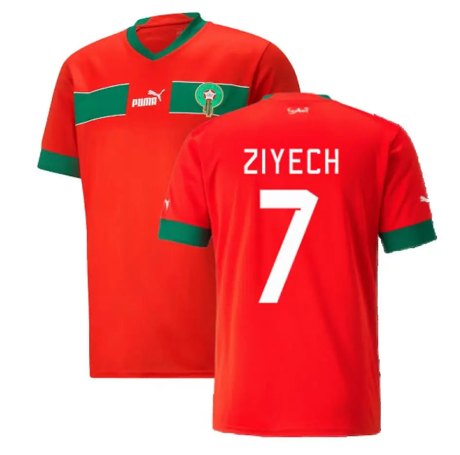MOROCCO ZIYECH 7 HOME JERSEY 2022/23