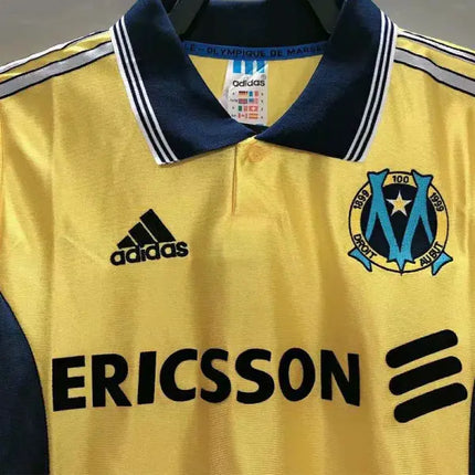 Marseille Away Retro Yellow Shirt 1998/99