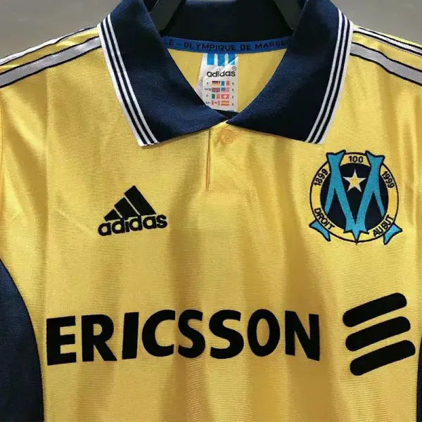 Maglia Marsiglia Retro Trasferta Gialla 1998/99_maglia_calcio_prezzo_basso_ L’OutfitdelCalcio.